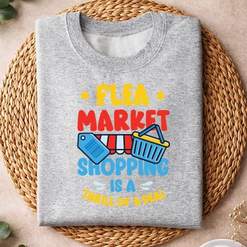 Alternative view of Flea Market Shopping Is A Thrill Of A Deal Thrifting SVG PNG