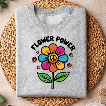 Alternative view of Flower Power Peace Flower SVG PNG