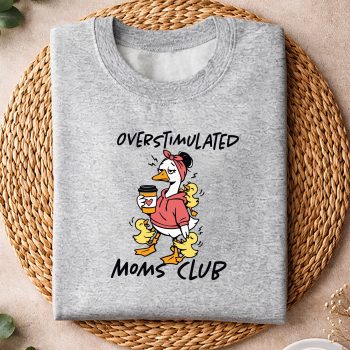 Alternative view of Funny Goose Mom Overstimulated Moms Club SVG PNG