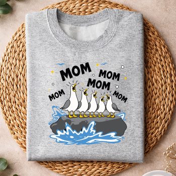 Alternative view of Funny Mom Mothers Day Mom Mom Seagull SVG PNG