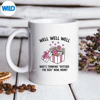 FunnyMothersDayBoxThinkingOutsideTheBoxMomSarcasticMotherhoodQuotemug