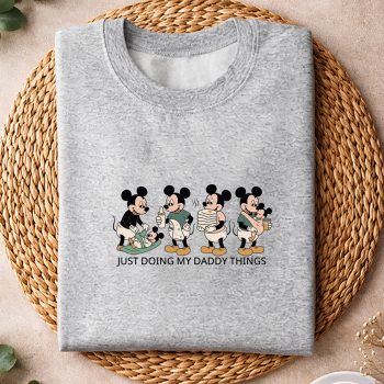 FunnyNewDadMickeyDaddyBabyShowerFathersDaysweater