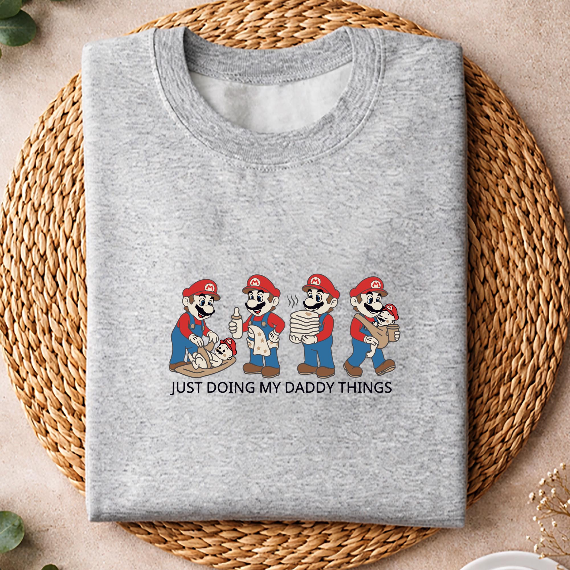 Fatherhood, Funny New Dad Super Mario Daddy Baby Shower Fathers Day SVG PNG 2 Fatherhood, Funny New Dad Super Mario Daddy Baby Shower Fathers Day SVG PNG - Image 2