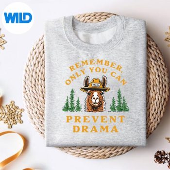 Alternative view of Funny Only You Can Prevent Drama SVG PNG