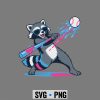 FunnyRaccoonBaseballIceCreamDrip