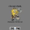 Gaming, Funny Sponge Bob Viking Gamer I Do Not Think Therefore I Do Not Am SVG PNG 6 FunnySpongeBobVikingGamerIDoNotThinkThereforeIDoNotAm
