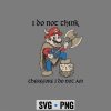 Gaming, Funny Super Mario Viking Gamer I Do Not Think Therefore I Do Not Am SVG PNG 6 FunnySuperMarioVikingGamerIDoNotThinkThereforeIDoNotAm