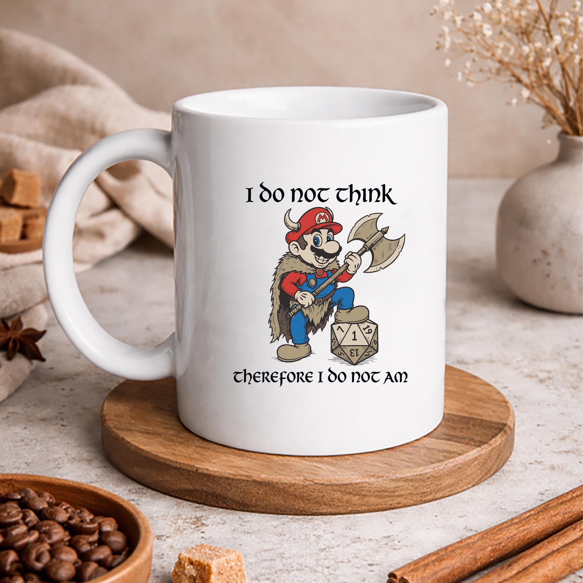Gaming, Funny Super Mario Viking Gamer I Do Not Think Therefore I Do Not Am SVG PNG 3 Gaming, Funny Super Mario Viking Gamer I Do Not Think Therefore I Do Not Am SVG PNG - Image 3