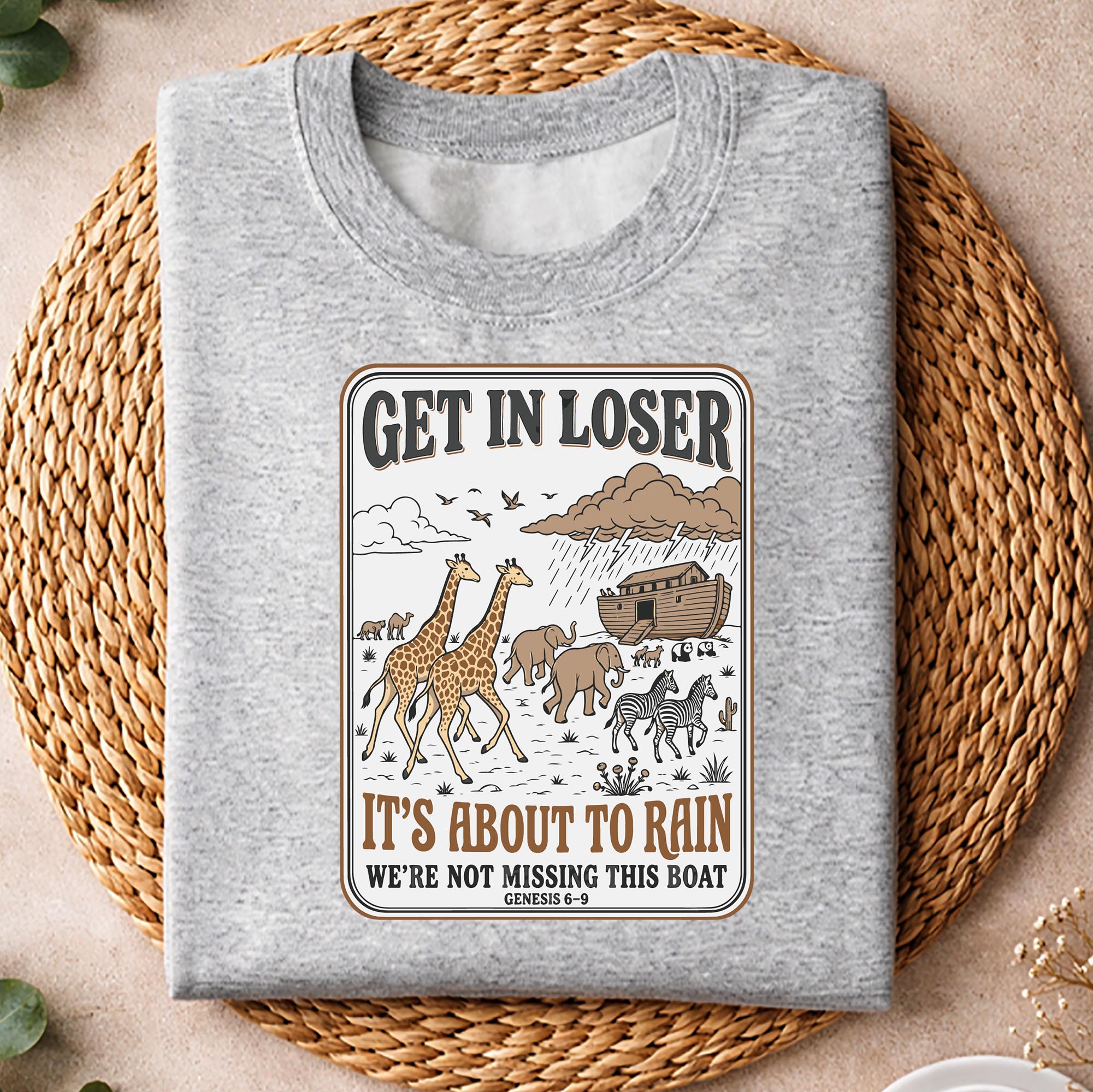 Get in Loser Its About to Rain Noahs Ark SVG PNG 2 Get in Loser Its About to Rain Noahs Ark SVG PNG - Image 2