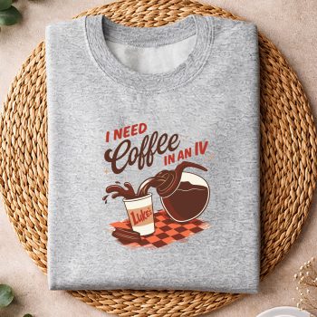 Alternative view of Gilmore Girls I Need Coffee in an IV Illustration TV Show SVG PNG