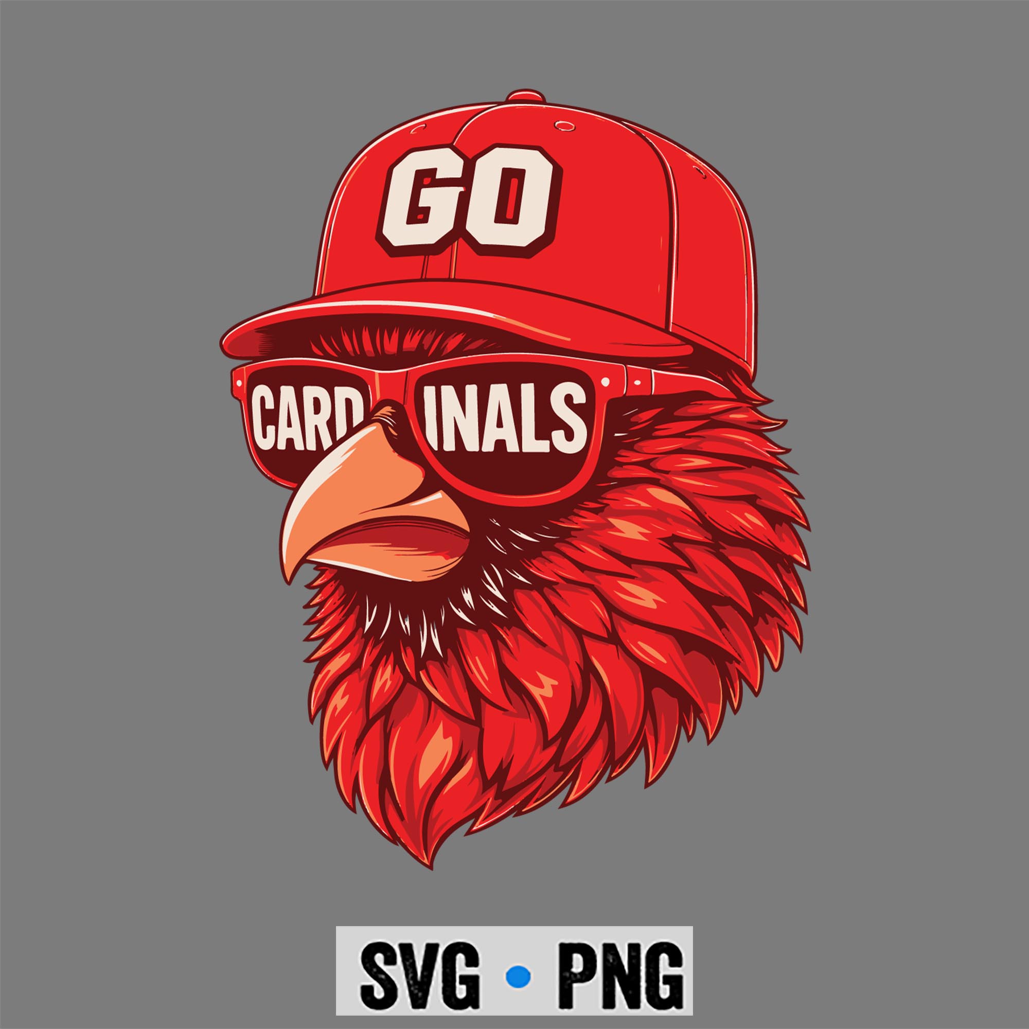 Go Cardinal Game Day SVG PNG 1 Go Cardinal Game Day SVG PNG