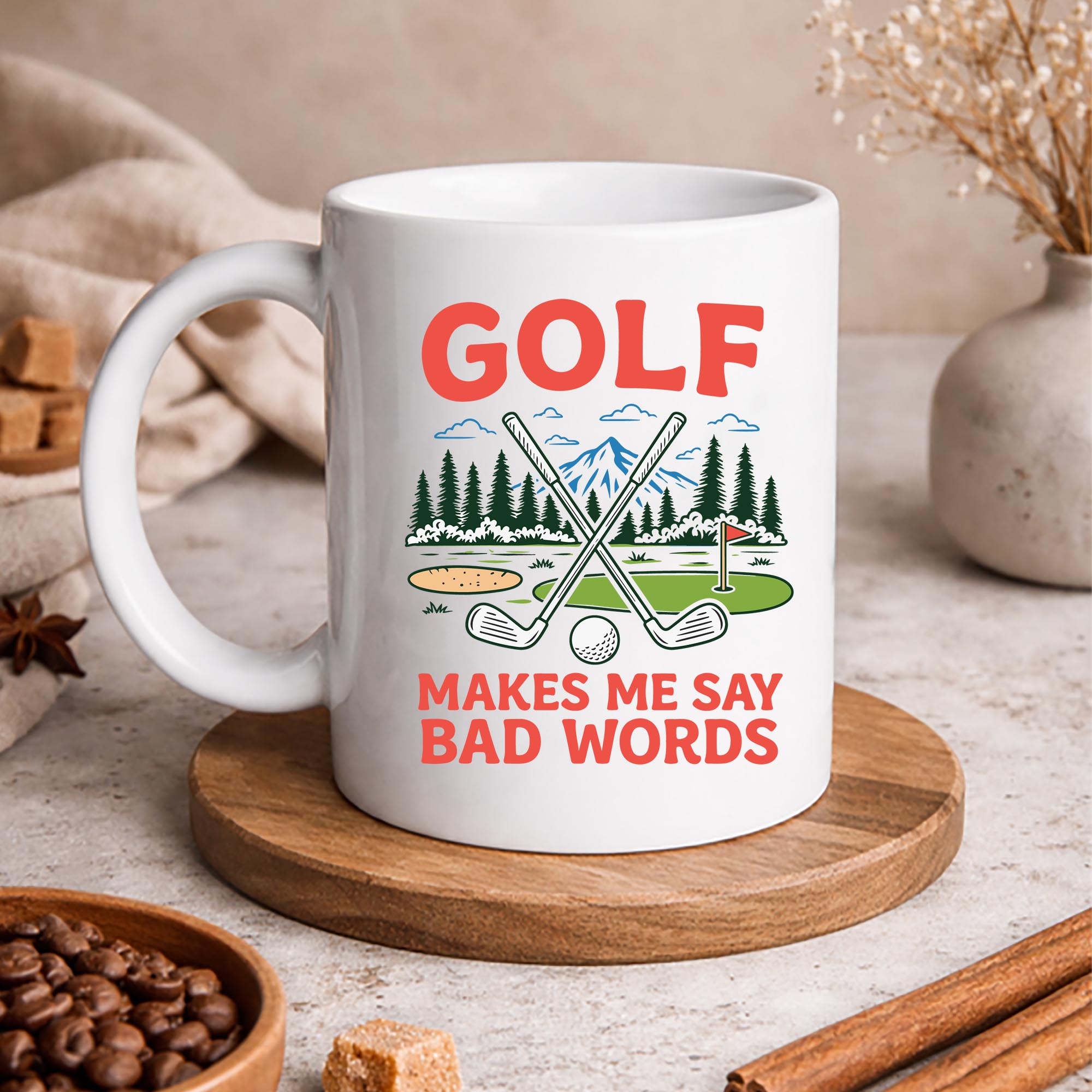 Golf Makes Me Say Bad Words Funny Sports SVG PNG 3 Golf Makes Me Say Bad Words Funny Sports SVG PNG - Image 3