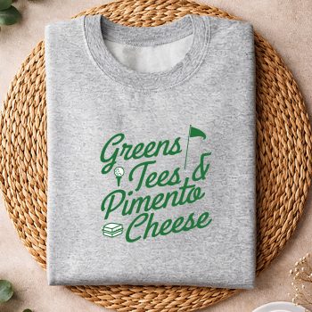 Alternative view of Greens Tees Pimento Cheese Golf Club Golf SVG PNG
