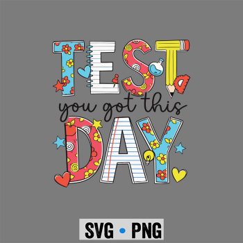 Classic Shop 17 Groovy Test Day Rock The Test You Got This Teacher Student SVG PNG