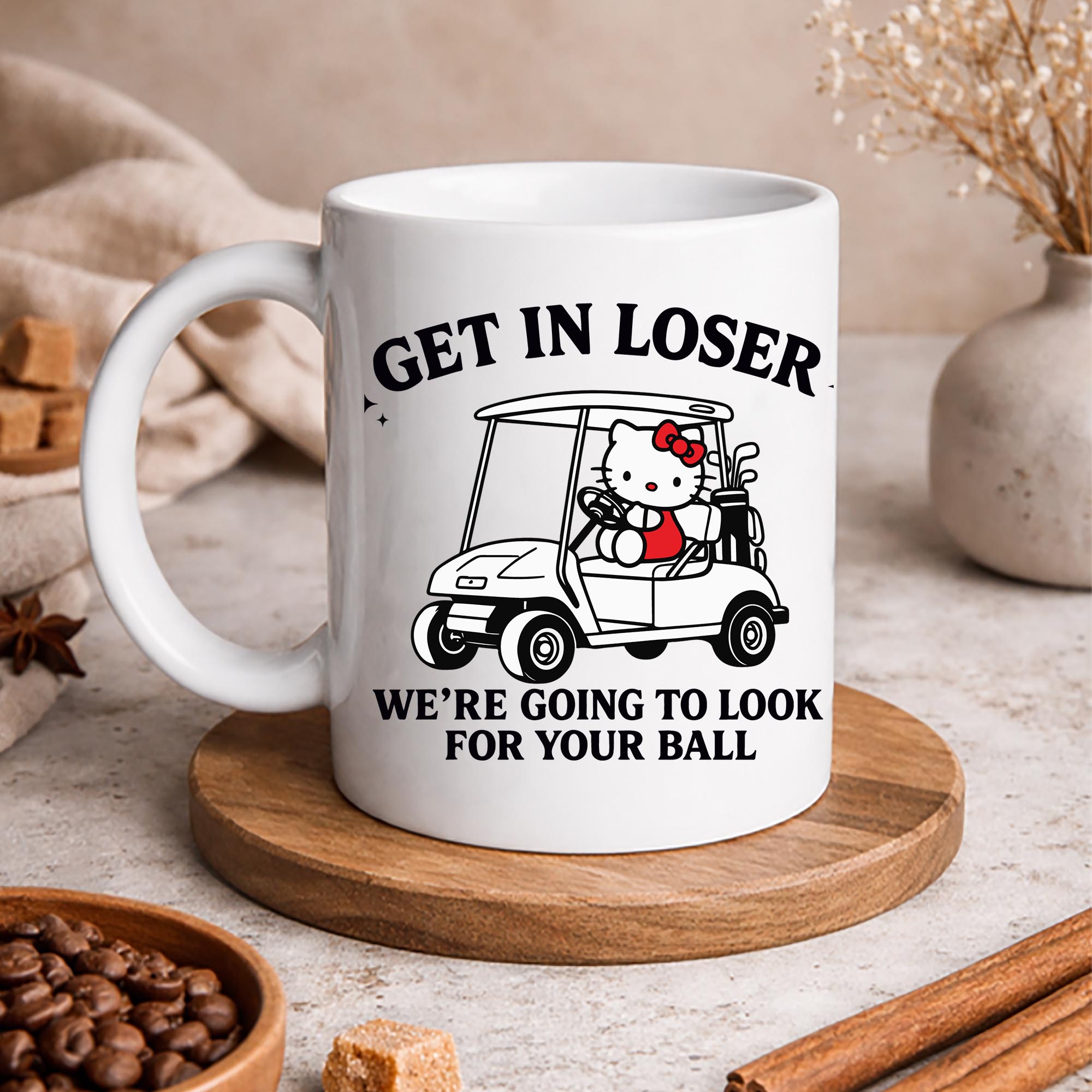 Hello Kitty Golf Get in Loser We Are Going to Look for Your Ball Funny SVG PNG 3 Hello Kitty Golf Get in Loser We Are Going to Look for Your Ball Funny SVG PNG - Image 3