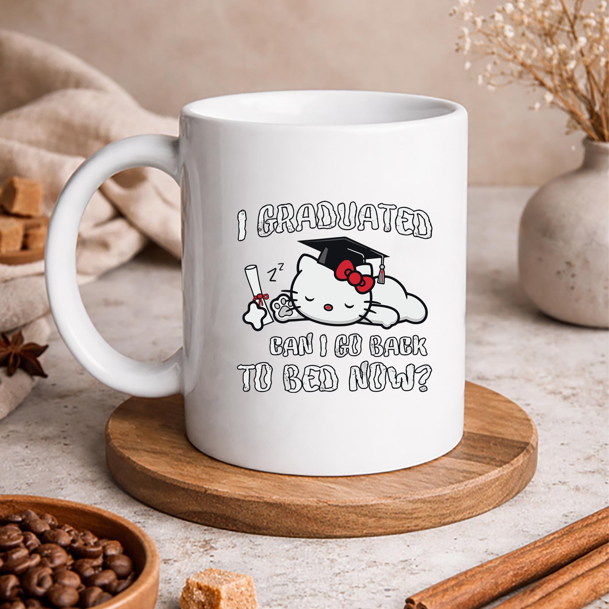 Graduation, Hello Kitty Graduation Kindergarten Graduated Can I Go Back To Bed Now SVG PNG 3 Graduation, Hello Kitty Graduation Kindergarten Graduated Can I Go Back To Bed Now SVG PNG - Image 3