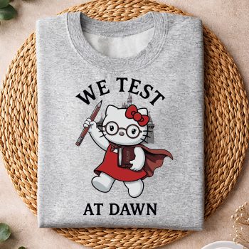 Alternative view of Hello Kitty Test Day Coordinator Teacher Testing Day Exam SVG PNG