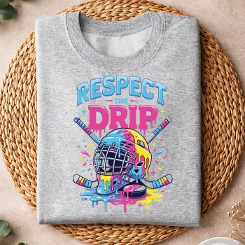 Alternative view of Hockey Drip Boys Ice Cream Drip Funny Sports SVG PNG