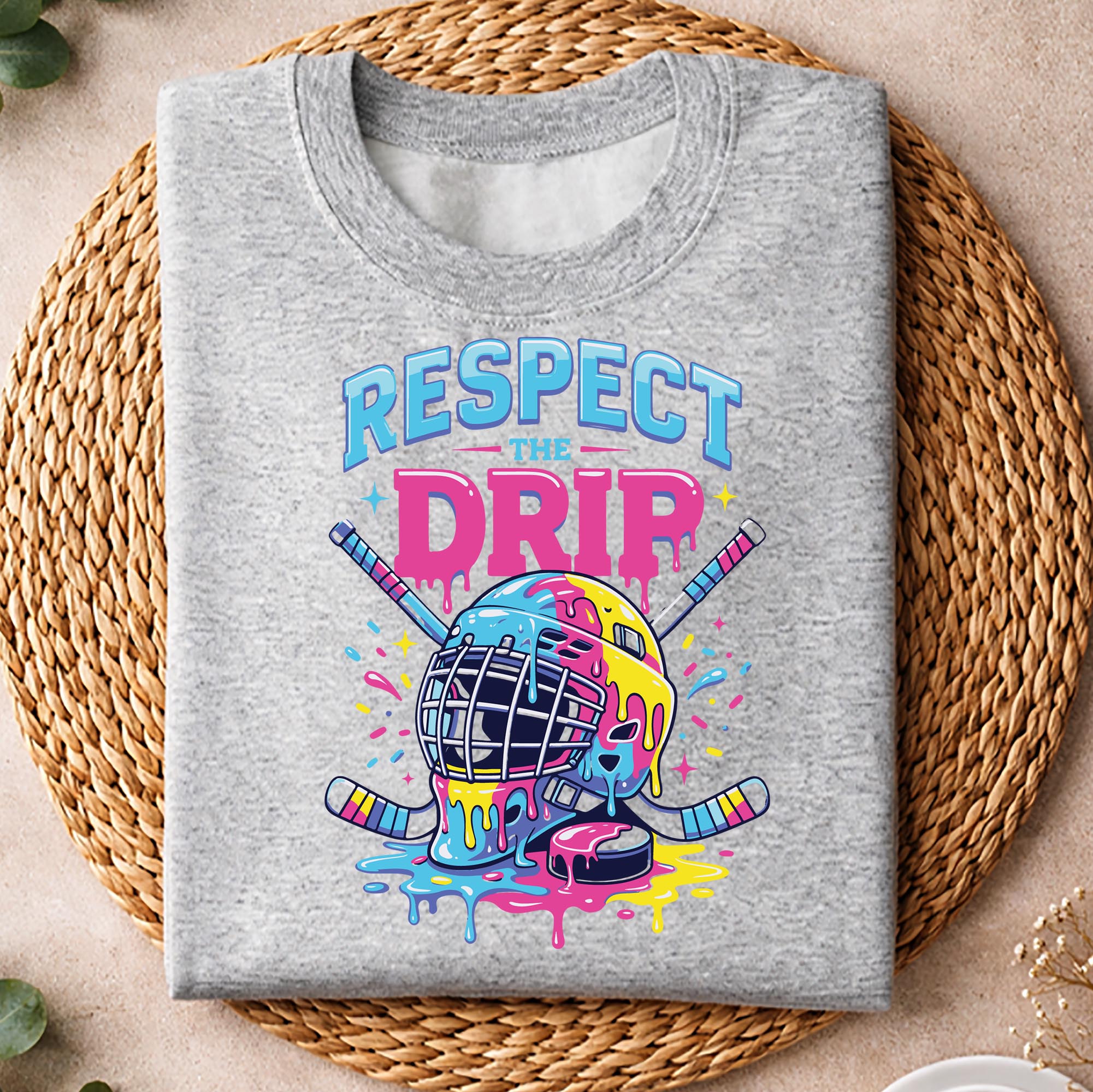 Hockey Drip Boys Ice Cream Drip Funny Sports SVG PNG 2 Hockey Drip Boys Ice Cream Drip Funny Sports SVG PNG - Image 2