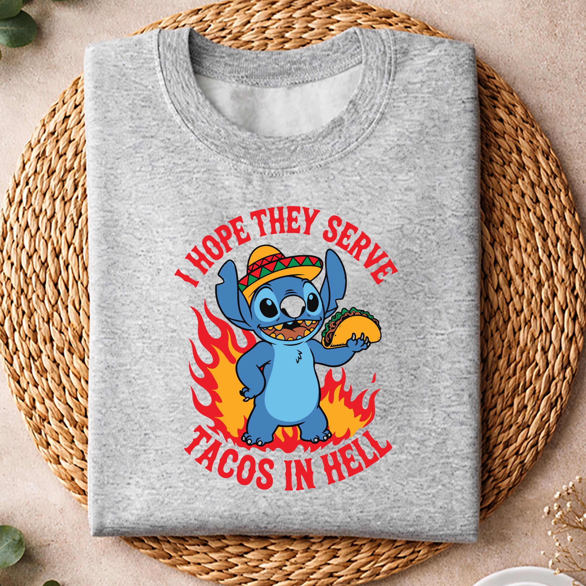 I Hope They Serve Tacos In Hell Stitch Funny Blue Alien Taco SVG PNG 2 I Hope They Serve Tacos In Hell Stitch Funny Blue Alien Taco SVG PNG - Image 2