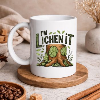 ImLichenItFunnyPlantHumorTreemug