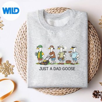 Alternative view of Just A Dad Goose Funny Dad Husband Humor Fathers Day SVG PNG