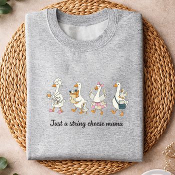 Alternative view of Just A String Cheese Mama Era Goose Mom Mothers Day SVG PNG