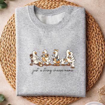 Alternative view of Just A String Cheese Mama Era Mama Motherhood SVG PNG