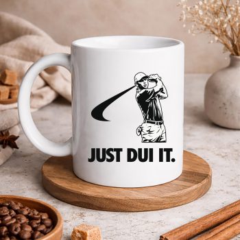 JustDUIItFunnyGolfSwingmug