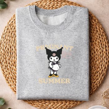 Alternative view of Pregnancy, Kuromi Mom Pregnant Girl Summer Funny Baby Announcement SVG PNG