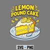 LemonPoundCakeSliceRetroDessert