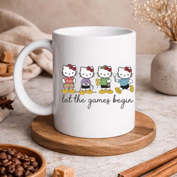 LetTheGamesBeginFieldDayHelloKittyTeacherStudentmug