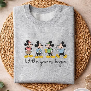 Alternative view of Let The Games Begin Field Day Mickey Disney Teacher Student SVG PNG