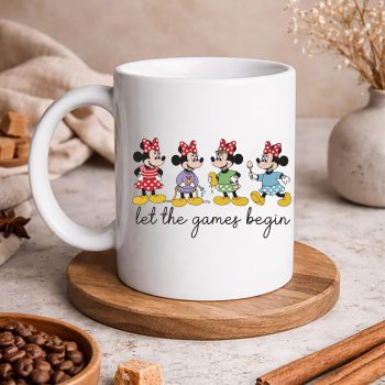 LetTheGamesBeginFieldDayMinnieDisneyTeacherStudentmug