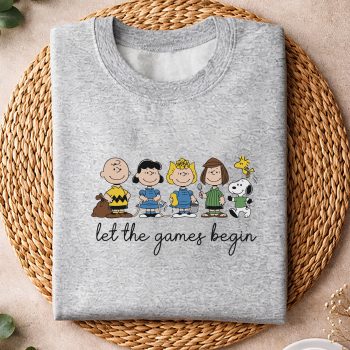 Alternative view of Let The Games Begin Field Day Peanuts Snoopy Teacher Student SVG PNG
