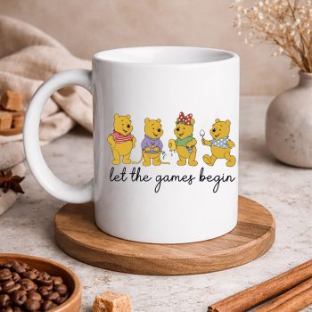 LetTheGamesBeginFieldDayPoohBearTeacherStudentmug