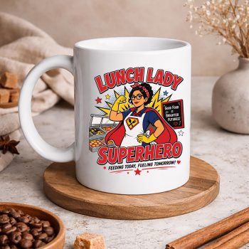 Lunch Lady, Lunch Lady Super Hero School Cafeteria Crew SVG PNG 5 LunchLadySuperHeroSchoolCafeteriaCrewmug