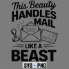 MailLadyMailCarrierPostalWorkerHandlesMailLikeABeast