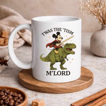 Mickey TWAS The Tism M Lord Raccoon Riding Dinosaur SVG PNG 5 MickeyTWASTheTismMLordRaccoonRidingDinosaurmug