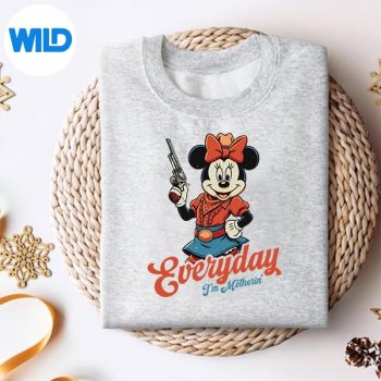 Alternative view of Minnie Cowgirl Every Day Im Motherin Mothers Day SVG PNG