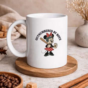 MinnieMomMothersDayOutnumberedByBoysBaseballmug