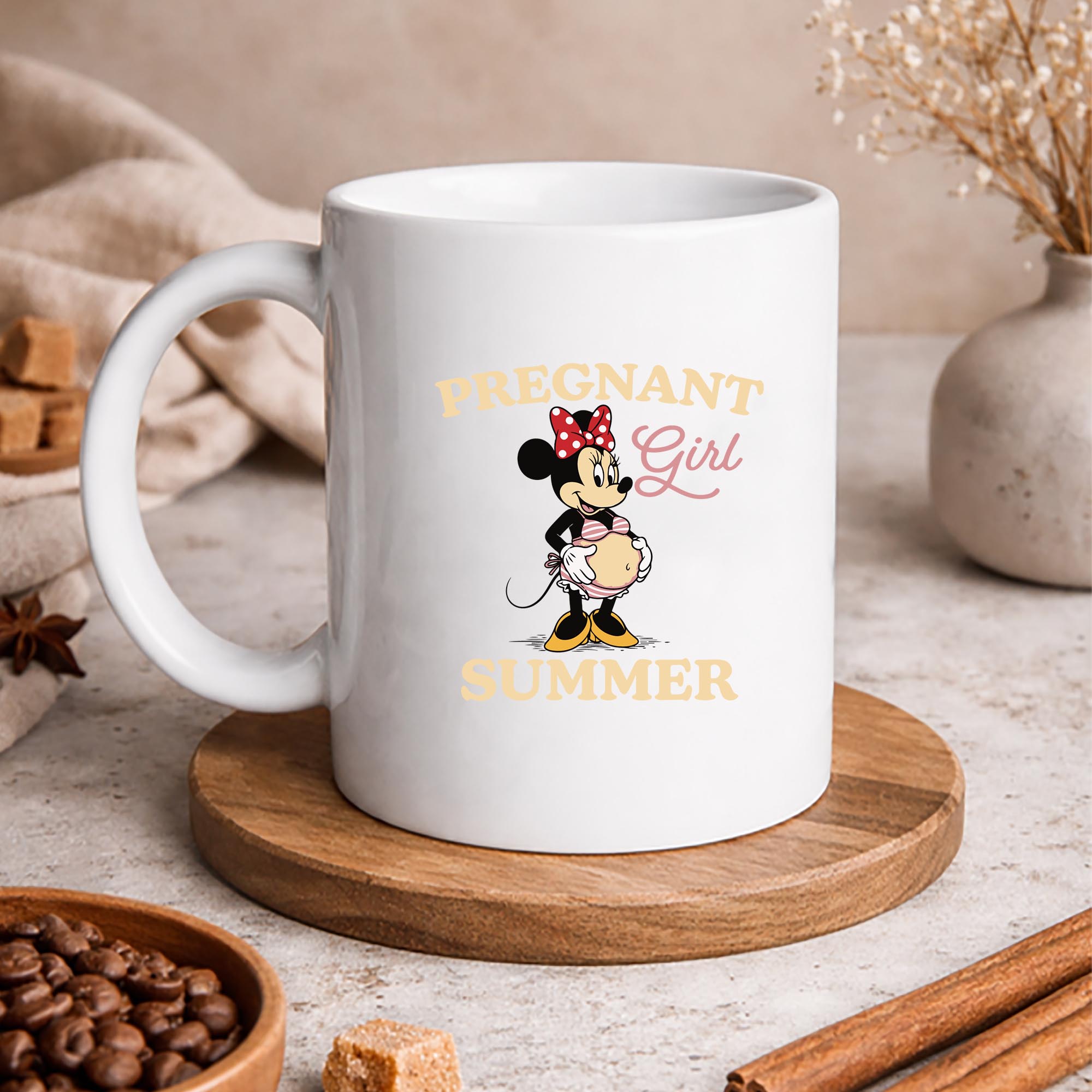 Pregnancy, Minnie Mom Pregnant Girl Summer Funny Baby Announcement SVG PNG 3 Pregnancy, Minnie Mom Pregnant Girl Summer Funny Baby Announcement SVG PNG - Image 3