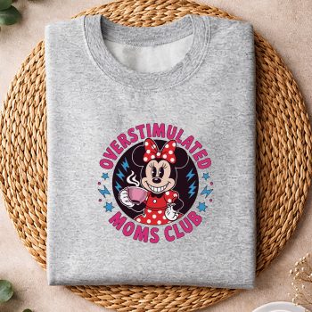 Alternative view of Minnie Overstimulated Moms Club Neurodivergent Mom Mental Health SVG PNG
