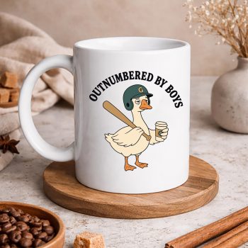 MomGooseMothersDayOutnumberedByBoysBaseballmug