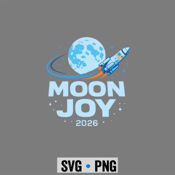 Moon Joy Space Exploration USA Moon Missions 2026 SVG PNG