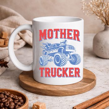 MotherTruckerShirtFamilyMatchingBoyMamaTruckmug