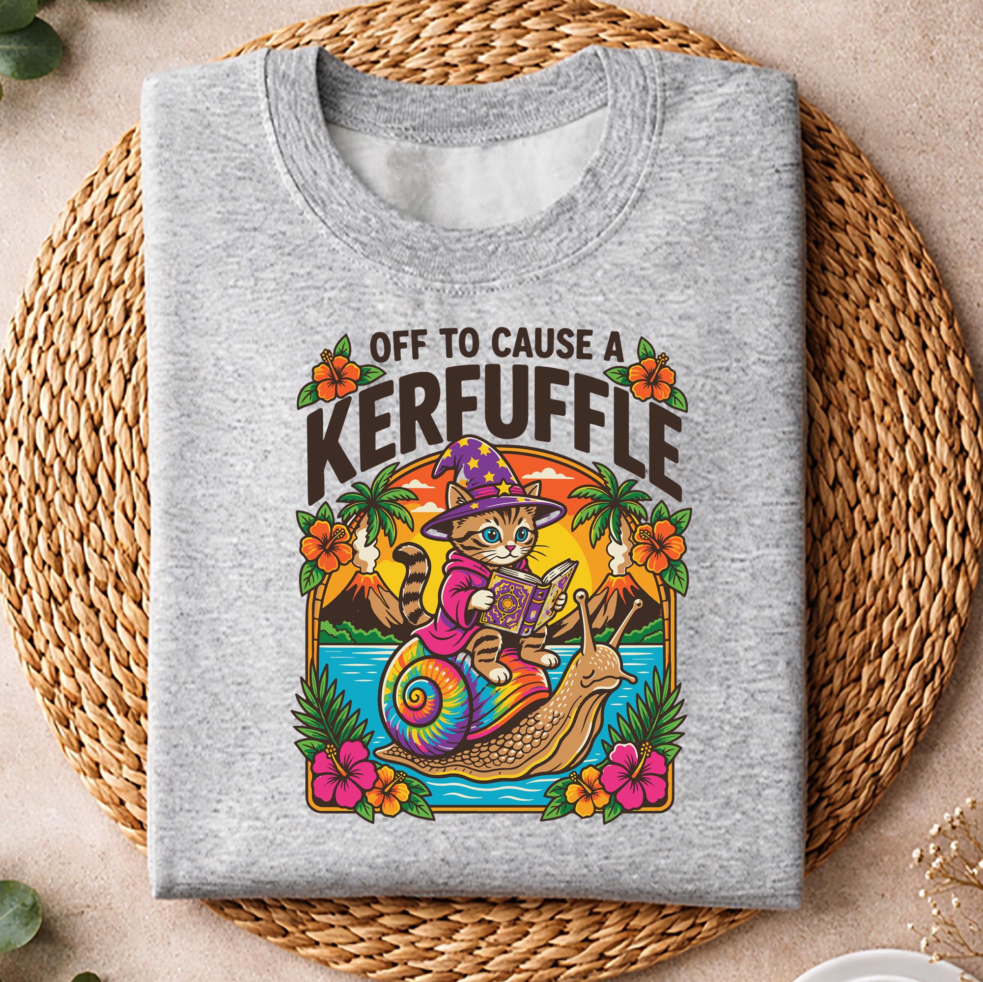Off to Cause A Kerfuffle Wizard Cat Riding Snail SVG PNG 2 Off to Cause A Kerfuffle Wizard Cat Riding Snail SVG PNG - Image 2