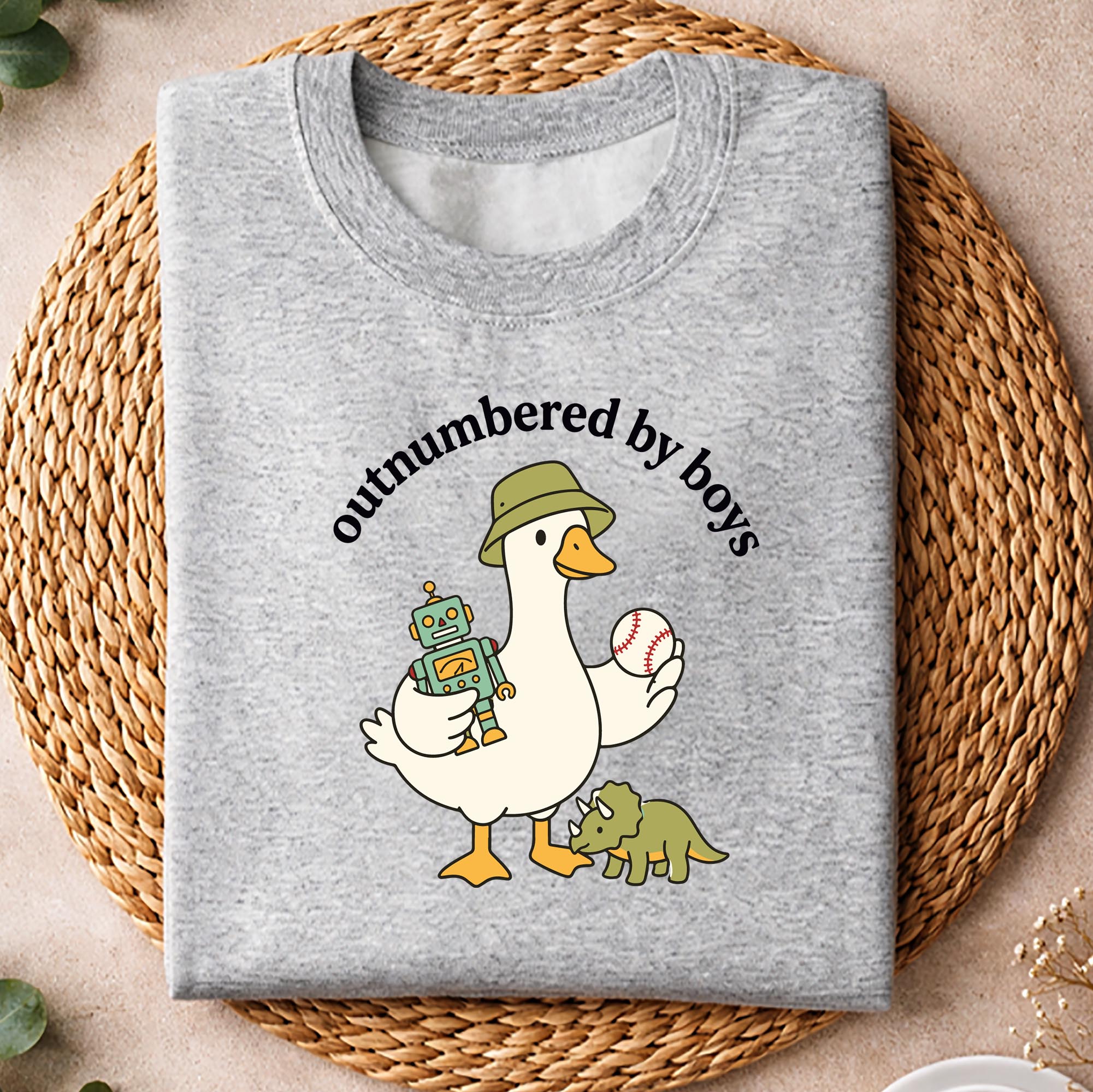 Outnumbered By Boys Funny Mom Goose Family Life SVG PNG 2 Outnumbered By Boys Funny Mom Goose Family Life SVG PNG - Image 2