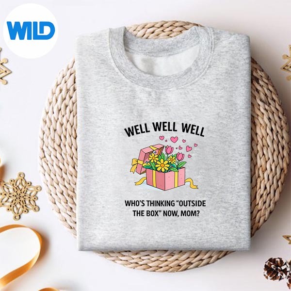 Outside The Box Mom Well Well Well Floral Gift Box SVG PNG 2 Outside The Box Mom Well Well Well Floral Gift Box SVG PNG - Image 2