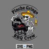 PincheGringoBBQCrewSkeletonPigGrillingBeer